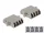 Delock LC optikai szálas csatlakozó Quad anya - LC Quad anya, egymódosú fém (DL-86875)
