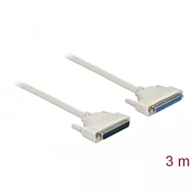   Delock D-Sub 37-ös soros kábel, dugó-hüvely, 3 m (DL-86884)