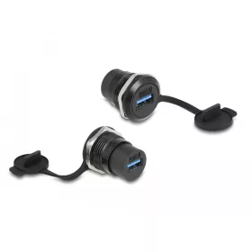   Delock USB 3.2 Gen 1 A-típusú beépített csatlakozó porvédelmet biztosító fedéllel (DL-86966)