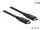 Delock USB4  40 Gbps koax Kábel 0,8 m (DL-86979)