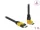 Delock High Speed HDMI kábel egyenes csatlakozódugóval - csatlakozódugóval 90  ívelt felfelé 48 Gbps (DL-86988)