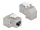 Delock Keystone modul, RJ45-aljzat - RJ45-aljzat, Cat.6A, 90 fokos szögű (DL-86997)