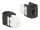 Delock Eszközmentes, 180 -os Keystone modul RJ45 anya - LSA Cat.6A (DL-87034)