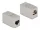 Delock fémszínű adapter RJ45 anya - RJ45 anya Cat.6A (DL-87037)