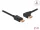 Delock DisplayPort kábel egyenes csatlakozódugóval - balra néző csatlakozódugóval 8K 60 Hz 2 m (DL-87046)