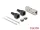 Delock RJ45 csatoló LSA-LSA húzásmentesítővel, Cat.6A szerszám nélkül (DL-87064)