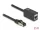 Delock hálózati hosszabbítókábel RJ45 csatlakozó az RJ45 aljzathoz Cat.8.1 S/FTP 2 m fekete (DL-87106)