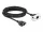 Delock Cat.6A hálózat kibővítő kábel Easy 45 modulhoz S/FTP RJ45 anya - RJ45 anya, 5 m, fekete (DL-87137)
