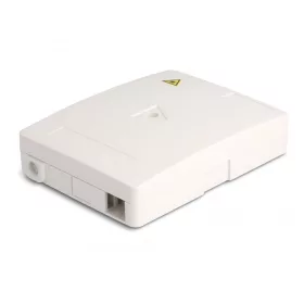   Delock Fehér száloptikai csatlakozódoboz falra szereléshez 2 db SC Simplex vagy LC Duplex-hez (DL-87138)