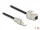 Delock Kábel RJ45 dugasz terepen szerelhető Keystone Modul RJ45 aljzathoz Cat.6A 1 m (DL-87206)