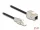 Delock Kábel RJ45 dugasz terepen szerelhető Keystone Modul RJ45 aljzathoz Cat.6A 2 m (DL-87209)