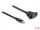 Delock SuperSpeed USB 10 Gbps (USB 3.2 Gen 2) USB Type-C  kábel apa   A-típusú USB anya 1 m panel-csatlakozójú fekete (DL-87826)