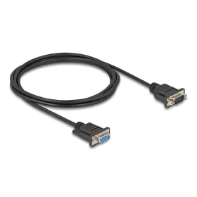   Delock D-Sub9-es, RS-232 soros kábel, anya-apa, 2 m (DL-87834)