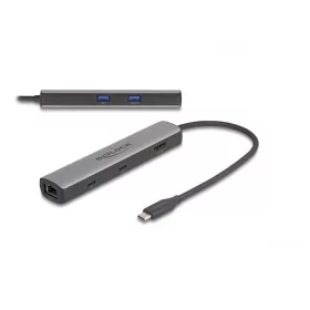   Delock USB 40 Gbps USB Type-C  dokkolóállomás 8K - HDMI / USB 10 Gbps / 2,5 Gigabit LAN / PD 3.0 100 W (DL-87865)