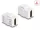 Delock Keystone modul, HDMI-csatlakozóhüvely > HDMI-csatlakozóhüvely, fehér (DL-87876)