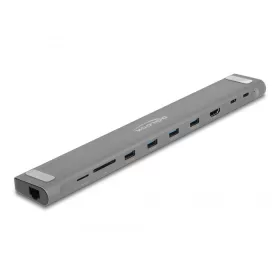   Delock USB Type-C , vékony dokkoló állomás 4K - HDMI / USB 3.2 Gen 1 / LAN / SD / PD 3.0 (DL-87895)