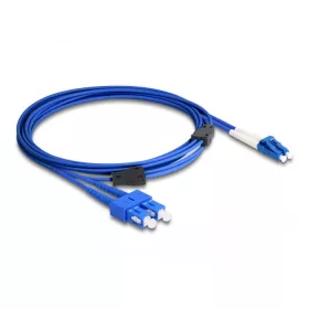   Delock Optikai kábel fém megerősítéssel LC Duplex - SC Duplex szimpla OS2 3 m (DL-87924)