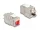 Delock Keystone Modul RJ45 anya - LSA Cat.6A eszköz nélkül használható piros por elleni fedővel (DL-87952)