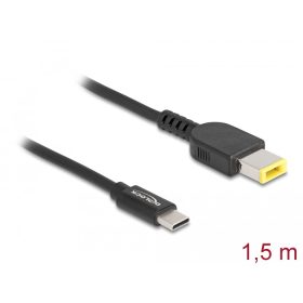   Delock Laptop töltőkábel USB Type-C  apa - Lenovo 11,0 x 4,5 mm apa (DL-87970)