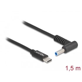   Delock Laptop töltőkábel USB Type-C  apa - HP 4,5 x 3,0 mm apa (DL-87971)