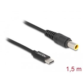   Delock Laptop töltőkábel USB Type-C  apa - IBM 7,9 x 5,5 mm apa (DL-87979)