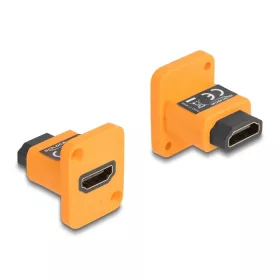   Delock D-típusú Modul HDMI-A anya   anya 4K narancssárga (DL-88001)