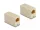 Delock Adapter RJ45 anya - RJ45 anya UTP bézs (DL-88034)