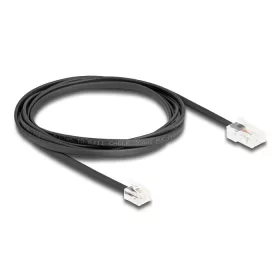   Delock Telefon kábel RJ45 apa - RJ11 apa fekete 2 m (DL-88036)