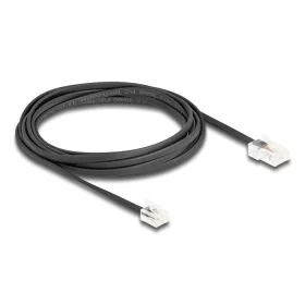   Delock Telefon kábel RJ45 apa - RJ11 apa fekete 3 m (DL-88037)