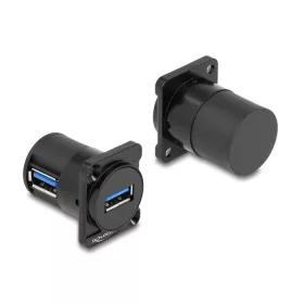   Delock D-típusú Modul USB 5 Gbps A-típusú hüvely - hüvely 90 fokban ívelt (DL-88067)