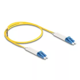   Delock Üvegszálas optikai kábel LC Duplex - LC Duplex egyszerű módozatú, OS2 hajlított, 1 m (DL-88070)