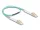 Delock Üvegszálas optikai kábel LC Duplex - LC Duplex egyszerű többszörös, OM3 hajlított, 0,5 m (DL-88078)
