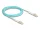 Delock Üvegszálas optikai kábel LC Duplex - LC Duplex egyszerű többszörös, OM3 hajlított, 5 m (DL-88082)