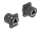 Delock D-típusú Modul RJ45 anya   anya csavarokkal fekete (DL-88106)