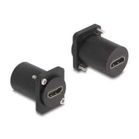   Delock D-típusú Modul HDMI 8K 60Hz anya   anya csavarokkal fekete (DL-88109)