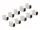 Delock Keystone Modul RJ45 anya - LSA Cat.6A eszközmentes fekete 10 db-os szett (DL-88118)