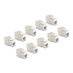   Delock Keystone Modul RJ45 anya - LSA Cat.6A eszközmentes fehér 10 db-os szett (DL-88119)
