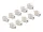 Delock Keystone Modul RJ45 anya - LSA Cat.6A eszközmentes fehér 10 db-os szett (DL-88119)