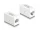Delock Adapter RJ45 anya - RJ45 anya Cat.6 UTP, fehér (DL-88133)