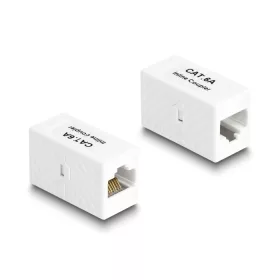   Delock Adapter RJ45 anya - RJ45 anya Cat.6A UTP, fehér (DL-88134)