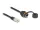 Delock Kábel RJ45 apa - RJ45 anya Cat.6A beépített használatra M20 cérnával és védő kupakkal IP68 por és vízhatlan 25 cm, fekete színű (DL-88146)