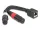 Delock Adapter RJ45 kábel anya - 2 x XLR 3 tűs anya fekete színű 20 cm (DL-88178)