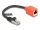 Delock RJ45 eszköz védő adapter Cat.6A S/FTP 20 cm (Elszakadás gátló adapter) (DL-88197)