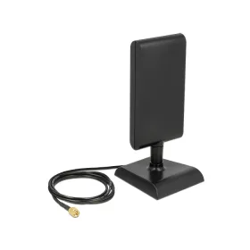   Delock LTE Antenna SMA sáv 1/3/7/20 2 ~ 4 dBi irányított SMA antenna közös állvánnyal Fekete (DL-88992)