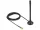 Delock Antenna ISM 433 MHz SMA 2 dBi 2 m RG-174 mindenirányú, fix mágneses alap fekete (DL-89490)