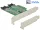 Delock PCI Express-kártya > 3 x M.2 nyílás   alacsony profilú formatényezo (DL-89518)