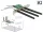 Delock PCI Express-kártya > 1 x belso A formátumú M.2 nyílással, 3 külso antennával - alacsony profi (DL-89568)