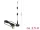 Delock LTE antenna SMA-dugó 90  2,5 dBi irányítatlan, rögzített, mágneses talppal és csatlakozókábel (DL-89614)