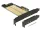 Delock PCI Express x4-kártya > 1 x belso M.2 aljzat B nyílással + 1 x belso NVMe M.2 aljzattal, M (DL-89630)