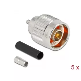   Delock N apa RG-174 / RG-316 krimpelésére illeszkedő süllyesztő csővel (DL-90017)